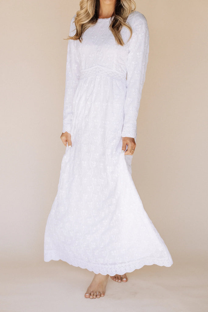 The Sutton Embroidered Temple Dress