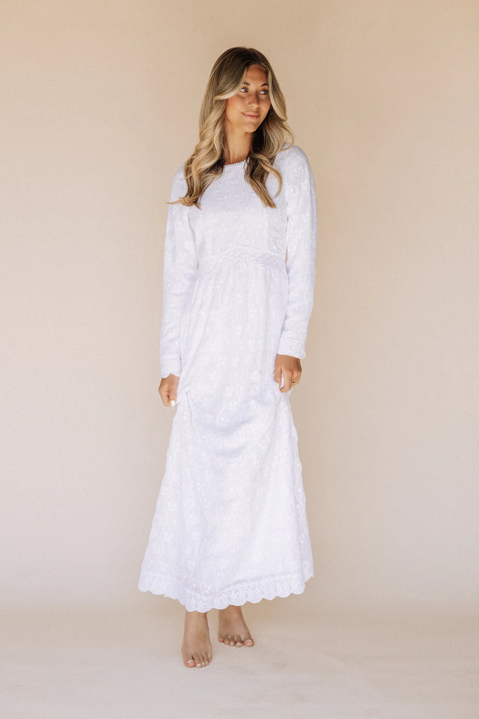 The Sutton Embroidered Temple Dress