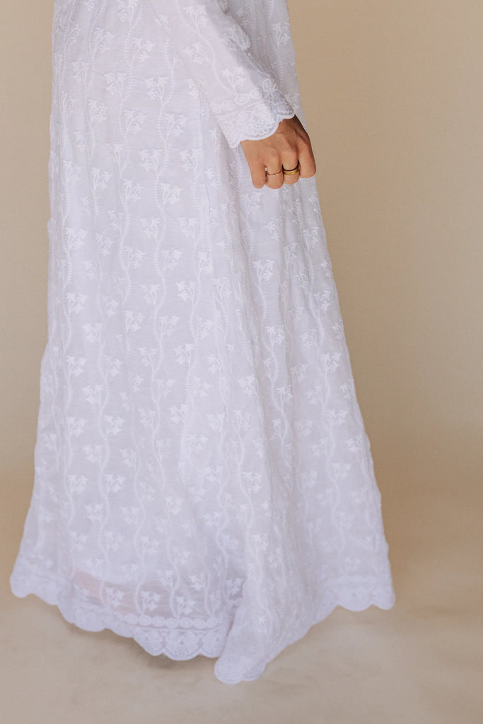 The Sutton Embroidered Temple Dress