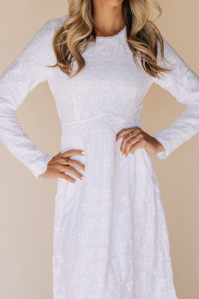 The Sutton Embroidered Temple Dress