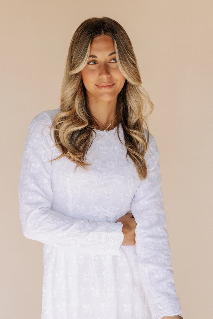 The Sutton Embroidered Temple Dress