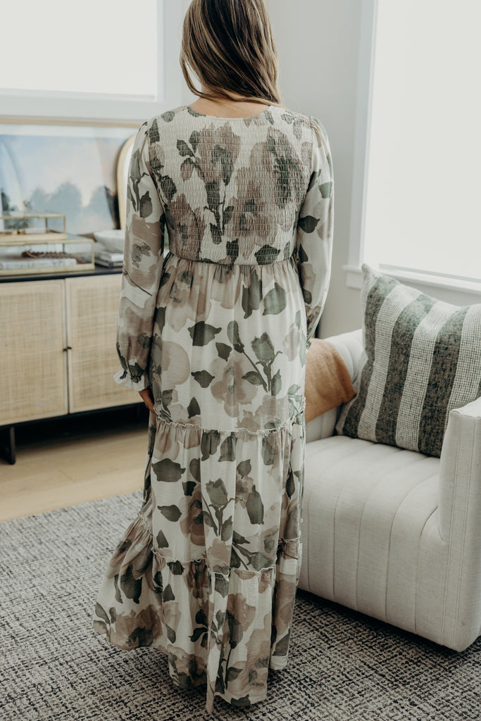 The September Maxi Dress in Tropical Current