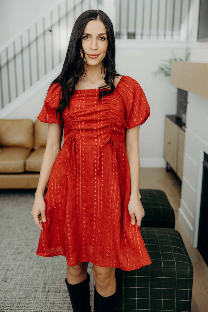 The Saylor Dress in Berrywood