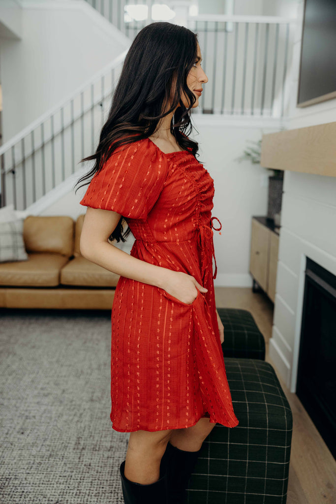 The Saylor Dress in Berrywood