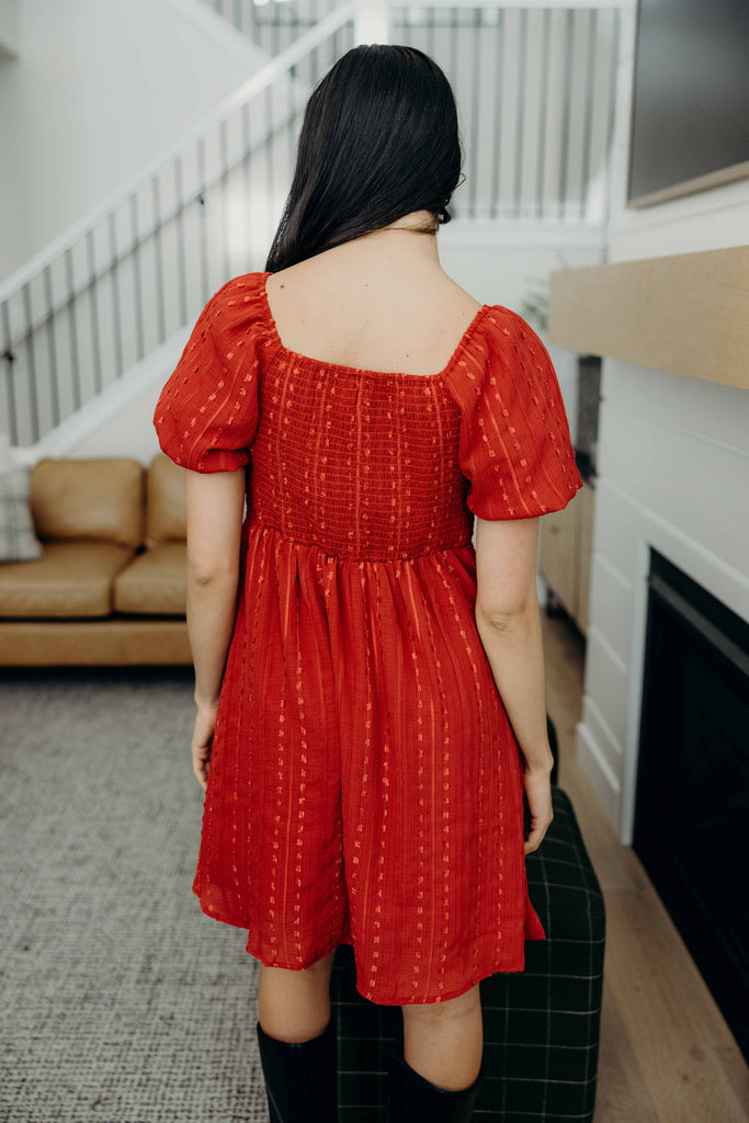 The Saylor Dress in Berrywood