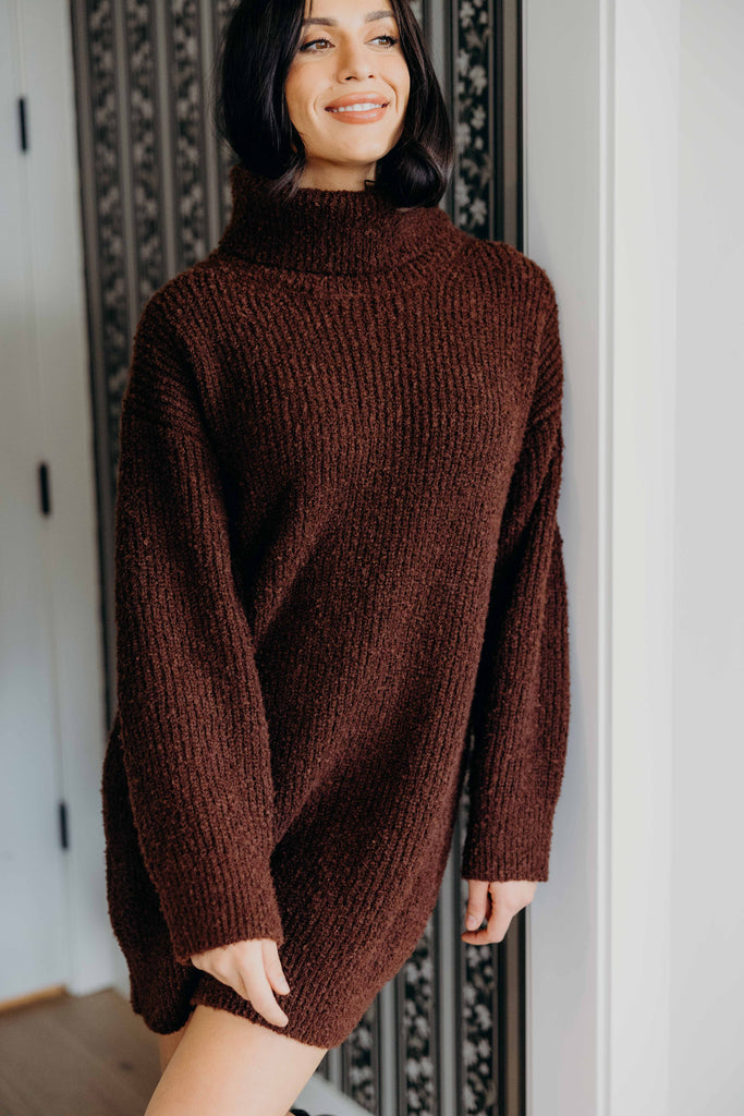 The Verity Dress in Chestnut Rust