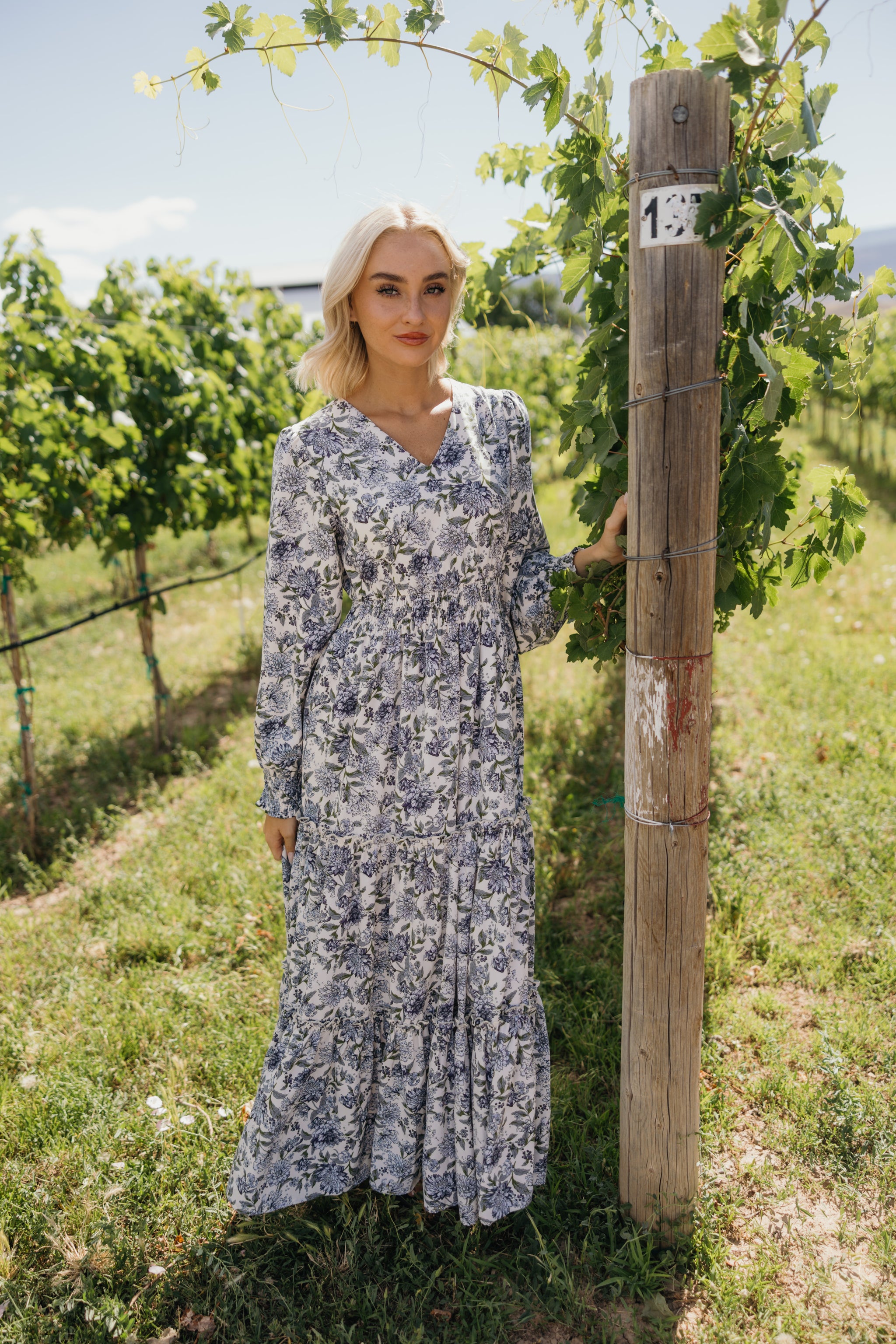 chinese dress ladies The Jacey Modest Floral Maxi Dress