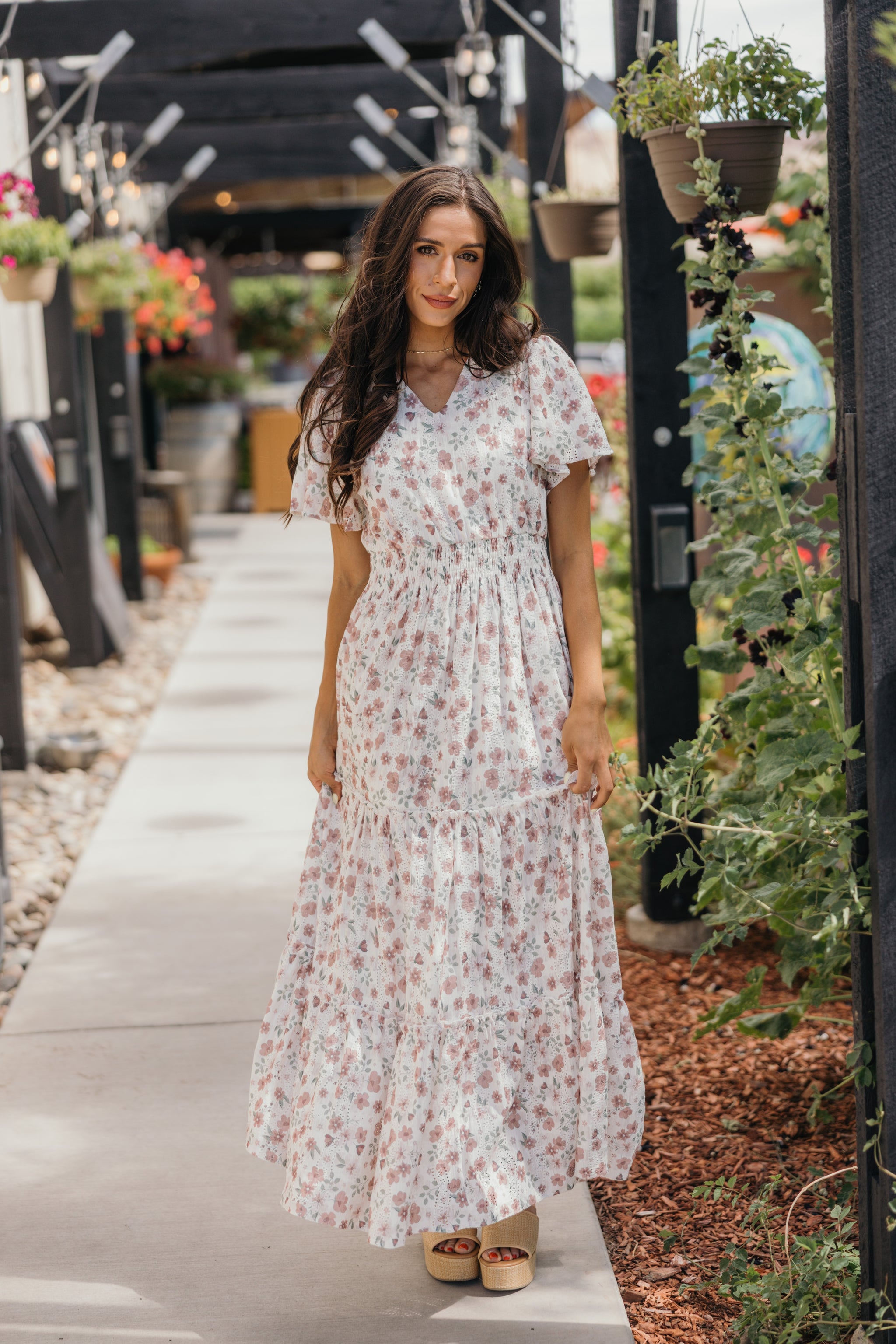 floral embroidered boho dress Boho-Chic Embroidered Summer Dress for Effortless Vacay Style main image 1