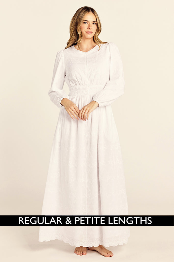 White Temple Dresses