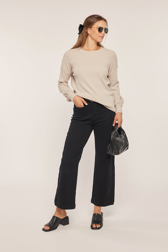 The Christina Pocket Pants in Black