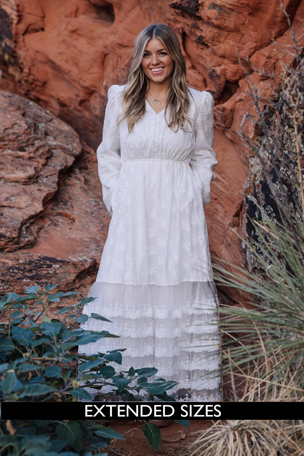 cotton temple dress The Miranda Front Button in Creamy White XS Made in the USA Size:W35 Adult Black Velour Maxi african print