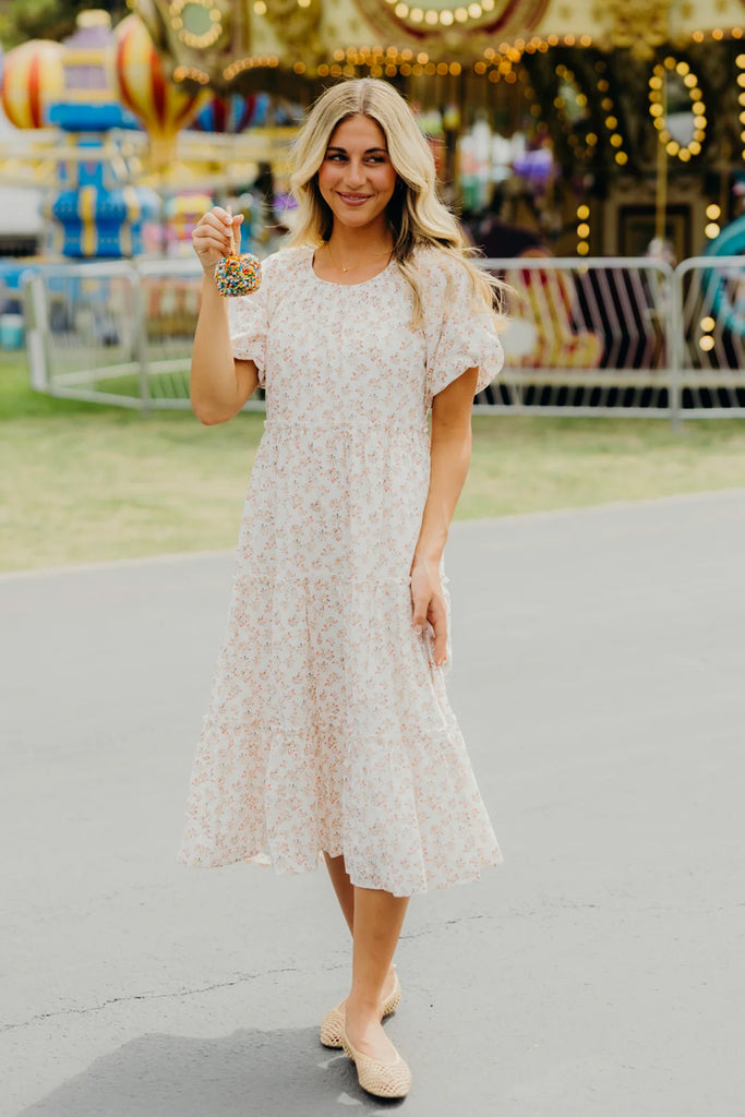 The Lilia Flutter Sleeve Dress