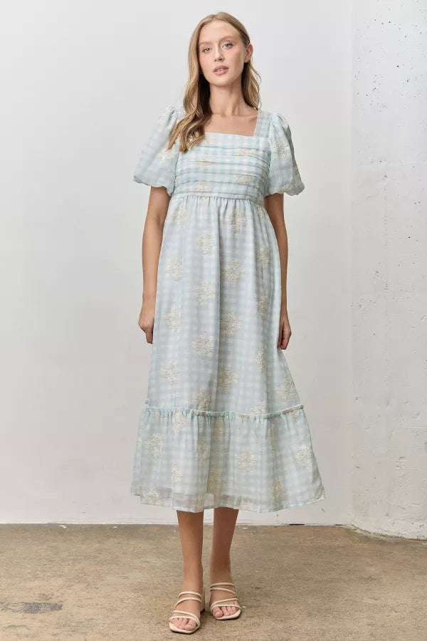 baby blue bridesmaid dresses Kennedy Blue Zoey Chiffon Platinum Bridesmaid Dress main image 1