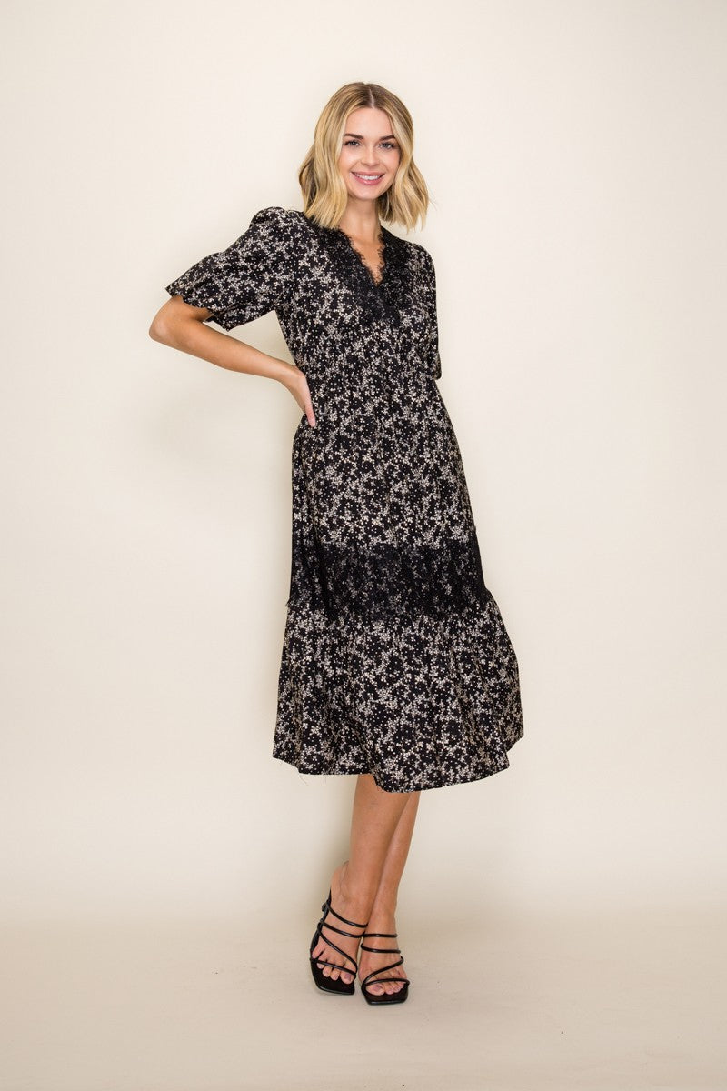 red and white dress for women Fashion Strap Ruffle Floral Print Maxi with Middle Slit ensures you stand out One Shoulder Black Lace Projecter Size:Petite XL