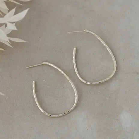 Estevan Hoops in Gold