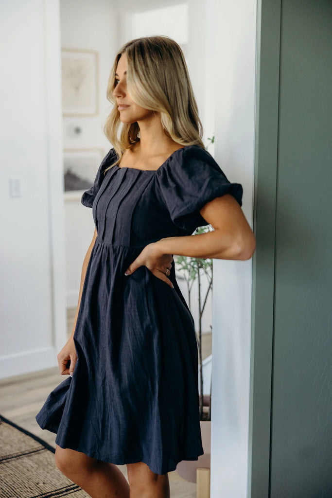 The Honor Midi Dress in Rain Cloud