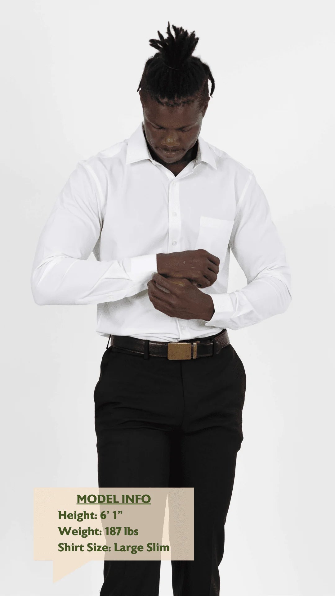 Tough Apparel Men's White Shirt Long Sleeve Slim Tough Apparel Men's White Shirt Long Sleeve Slim