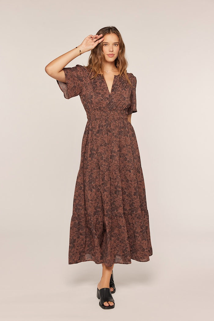 The Marcella Dress in Cherrywood