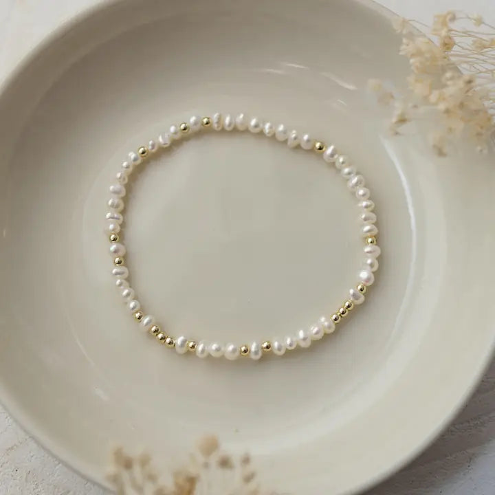 Serella Bracelet White Pearl