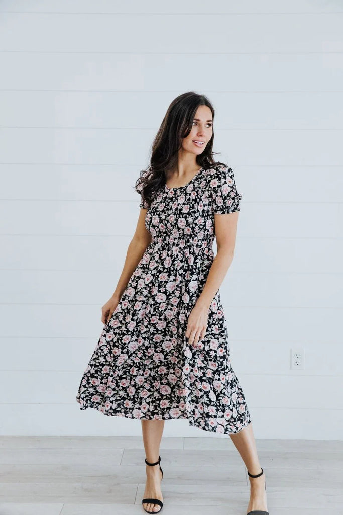 The McCall Maxi Dress in Whispering Rose