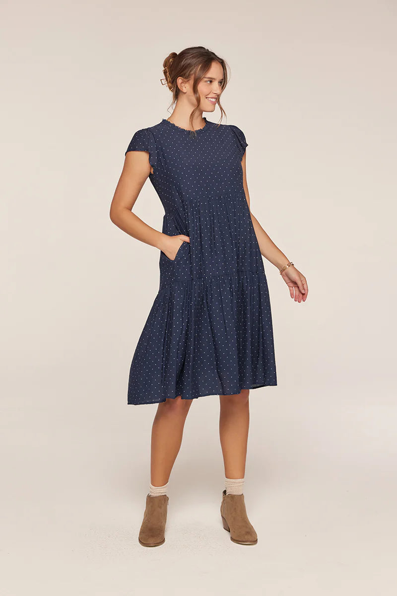 knee length dresses for ladies Moskada Zahara Floral Lace Occasion Dress