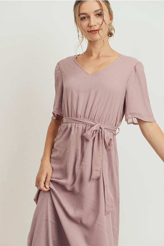 The Halle Ethereal Maxi in Mauve
