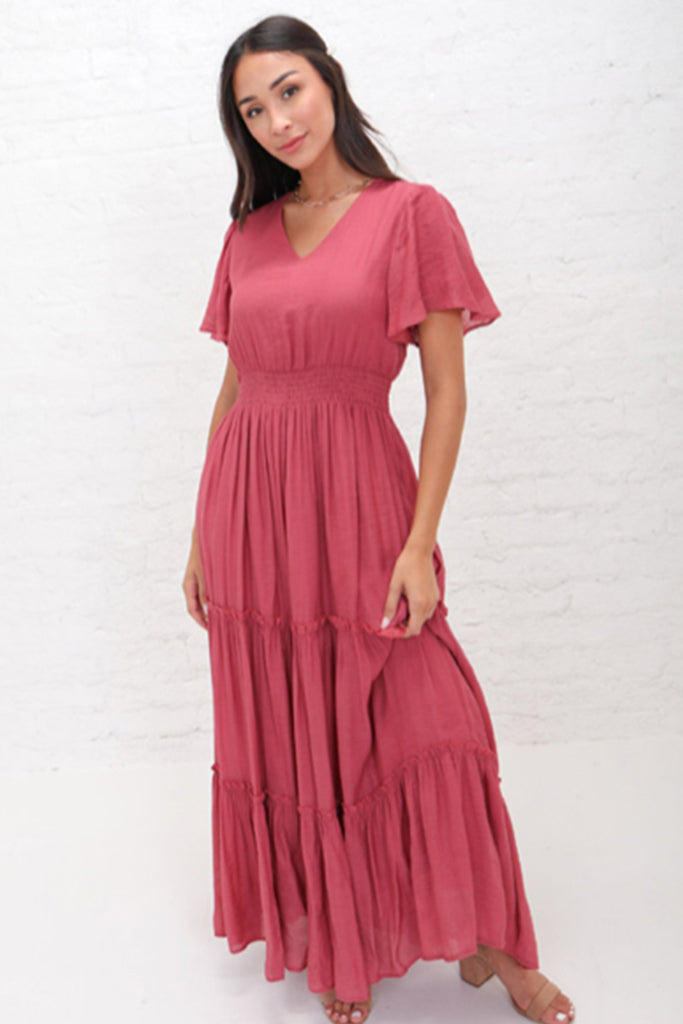 The Taylor Maxi in Faded Rose