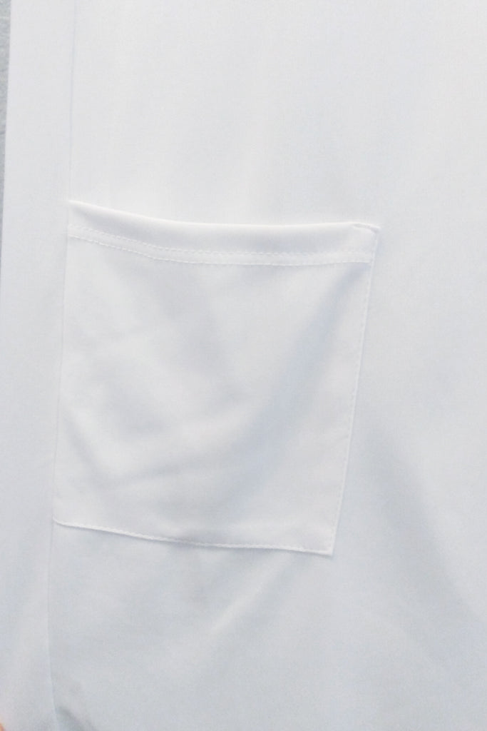 Full Length White Slip with Pocket